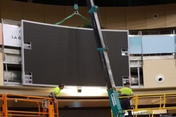 Soportes publicitarios en el CC La Gavia · Titchfield Iberia