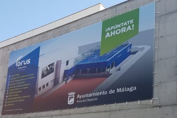 Rotulación y gran formato para Forus Málaga · Titchfield Iberia