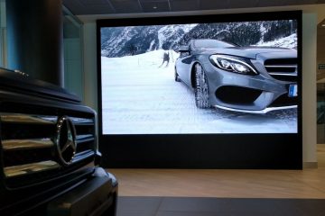 Pantalla LED para el concesionario Mercedes-Benz Las Rejas · Titchfield Iberia